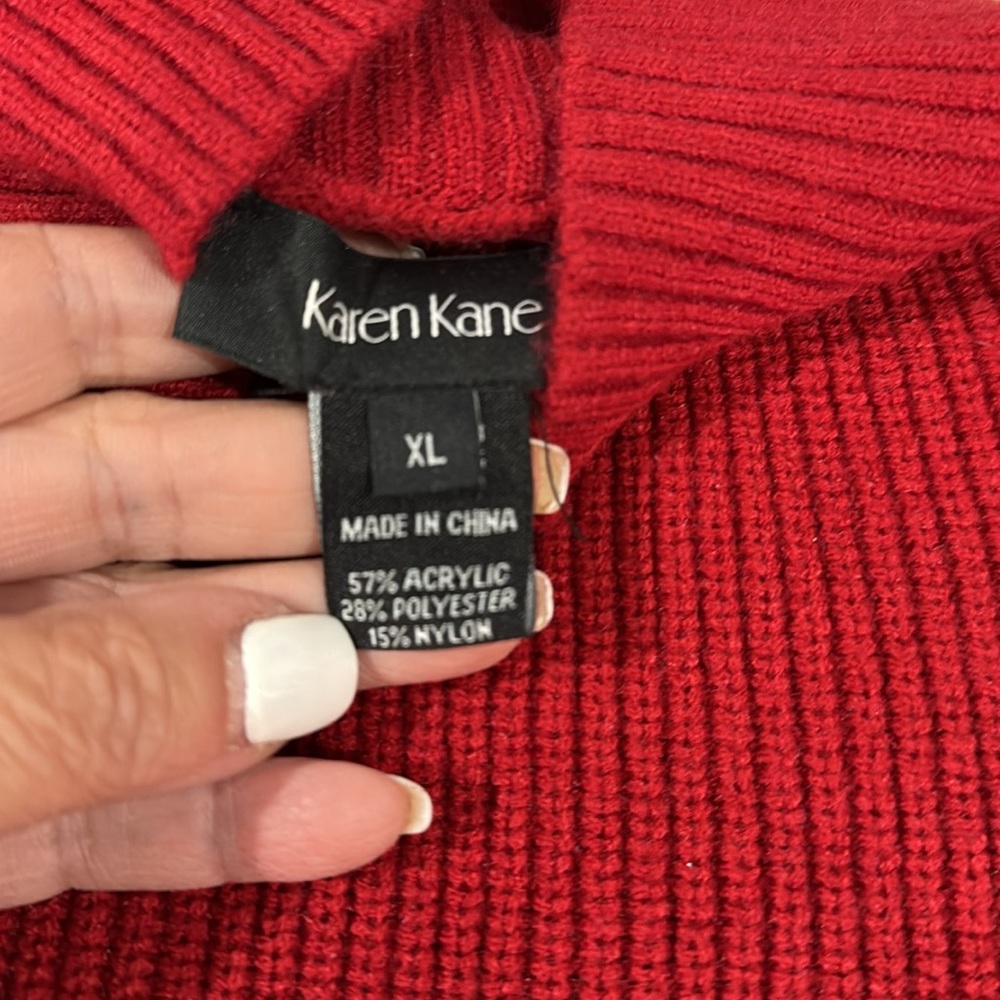 Karen Kane cowl neck sweater - Picture 3 of 3